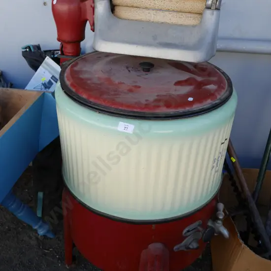 Old wringer washing machine