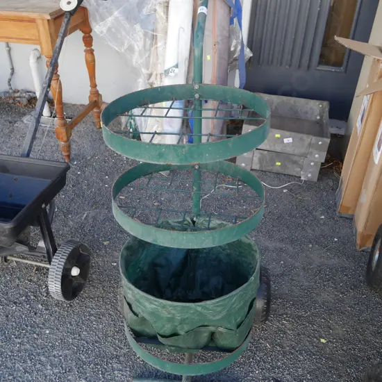 Garden tool trolley