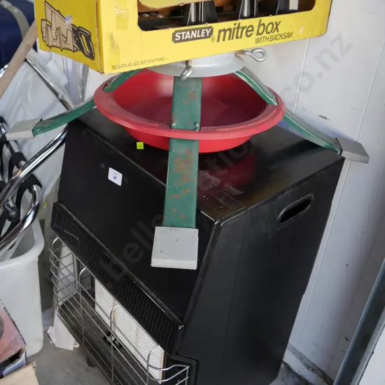 Gas heater, stand etc