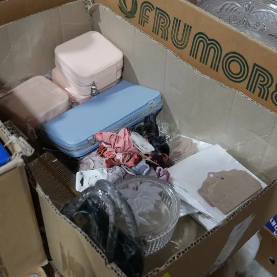 Hair ties , Glass etc