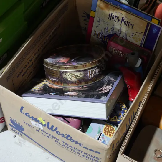 Harry potter books tins