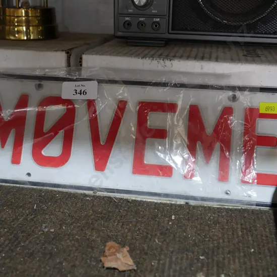 Personalised plates (MOVEME)