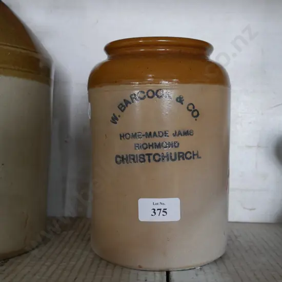 Jam stone crock