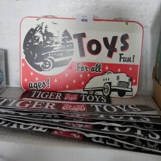 Tiger toys stickers