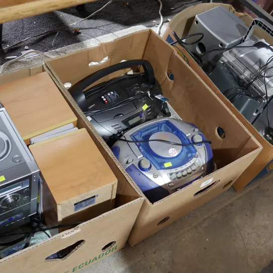 Radios, DVD players etc