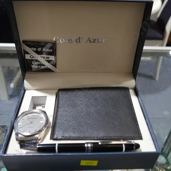 Cote d azure watch pen wallet