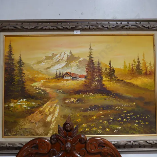 Oil painting, bangman