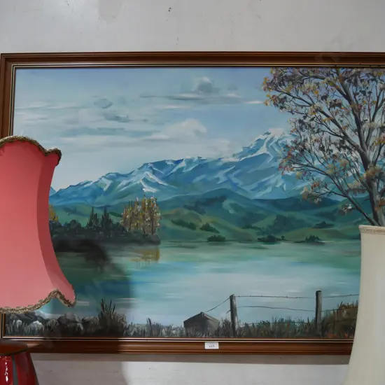 Oil painting, m ginn