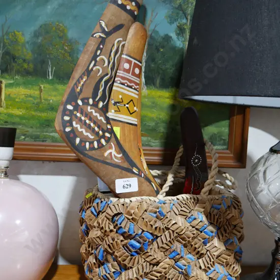 Boomerang and basket