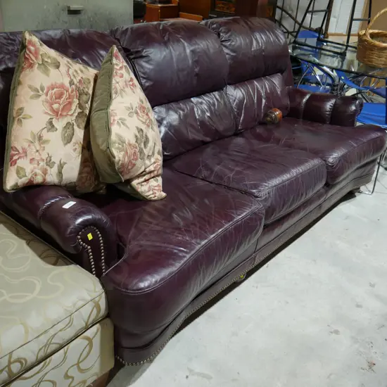 Leather couch