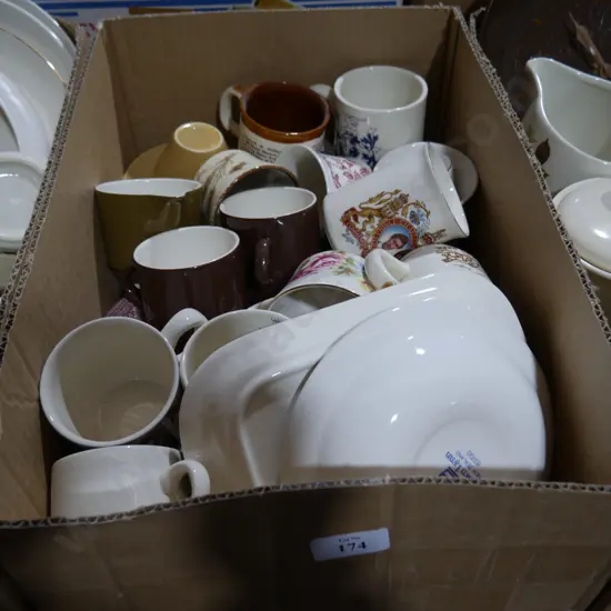 Crown Lynn bowls cups