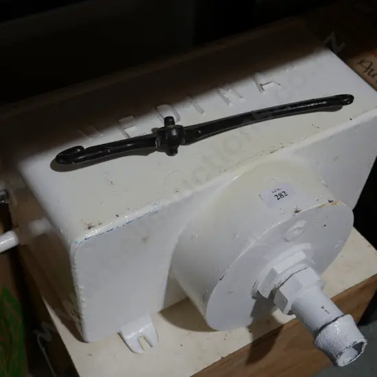 Cast iron toilet cistern