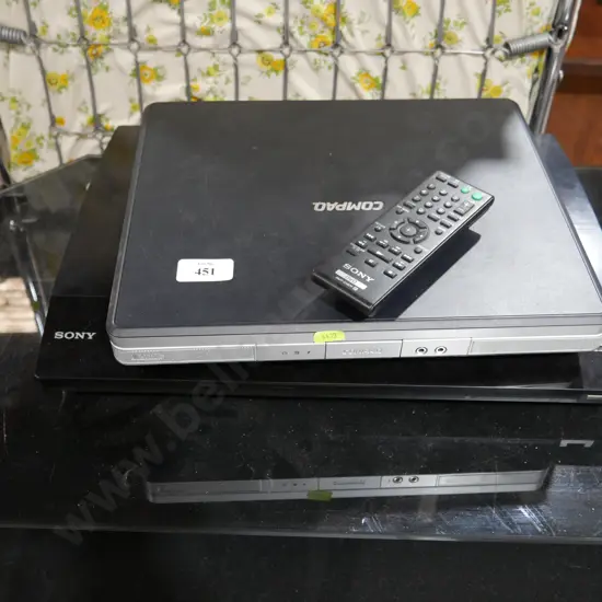 DVD player and laptop