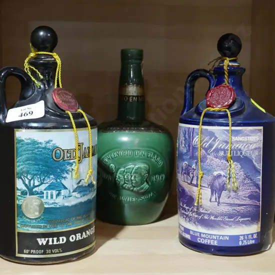 3 Liqueur bottles