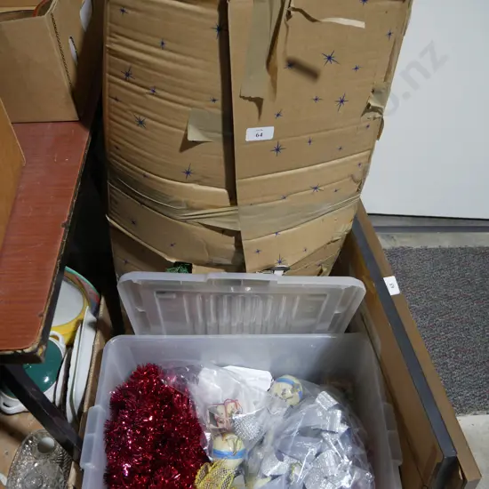 Christmas tree and decorations