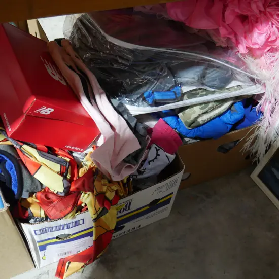 Assorted clothes, costumes