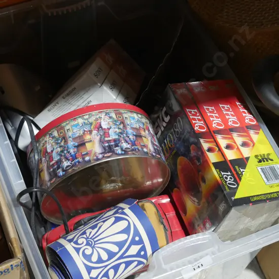 VHS tapes etc