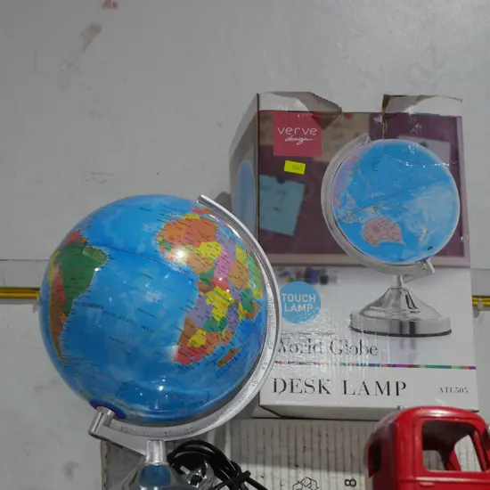 Globe desk lamp