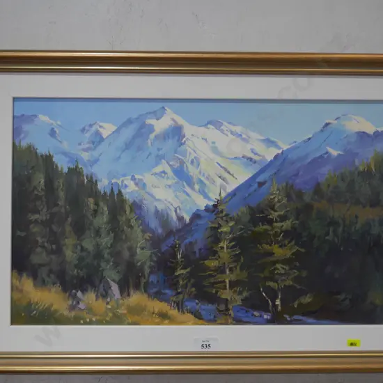 Landscape oil painting