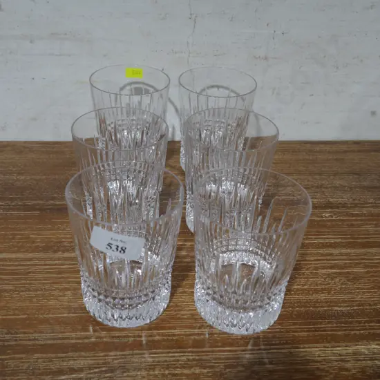 6 Waterford glasses
