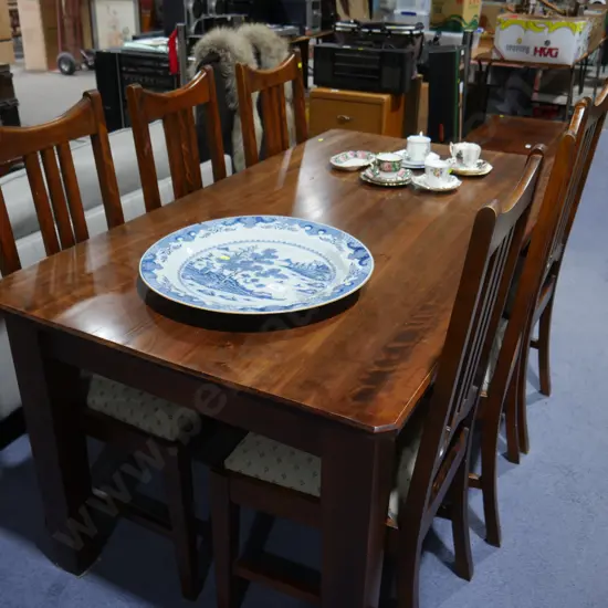 Dining table 6 chairs