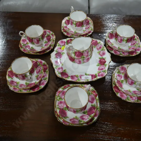 Royal Albert old English road tea set