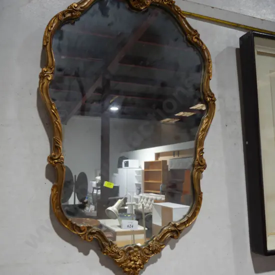 Gilt frame mirror