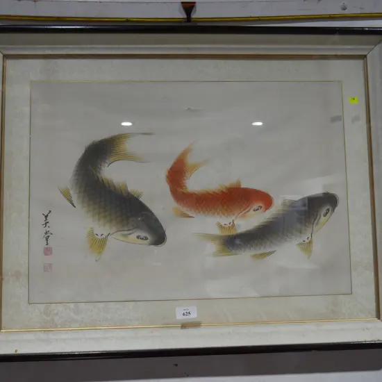 Koi fish artwork