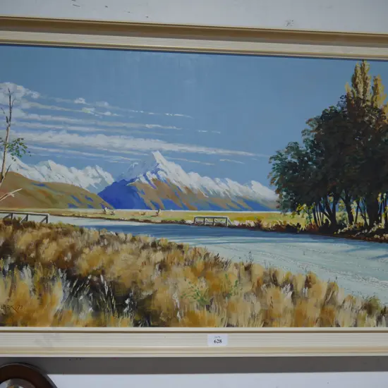 Landscape oil painting