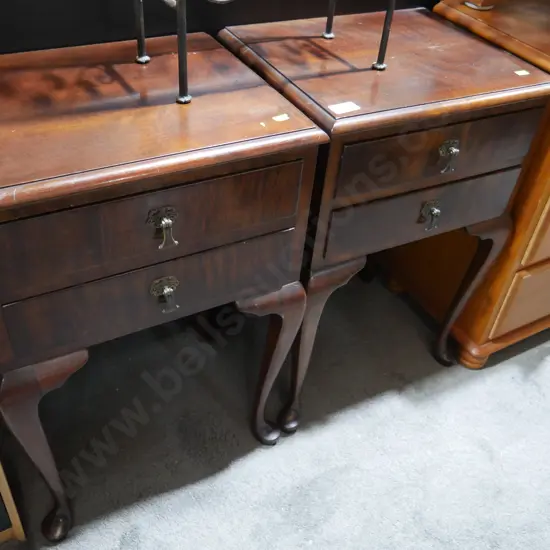 Pair of bedside drawers