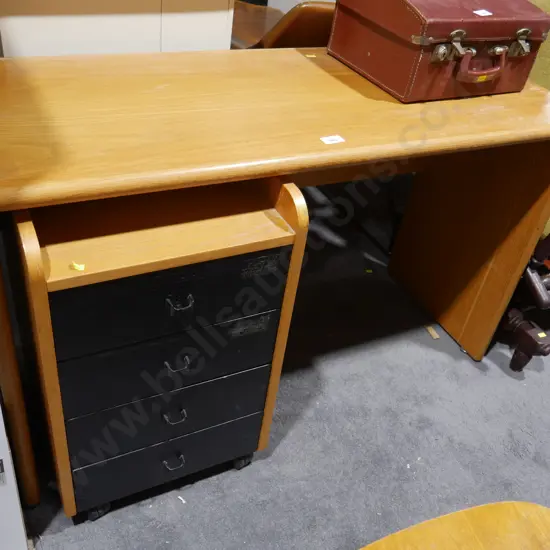 Desk and drawers
