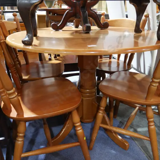 Round table and 4 chairs