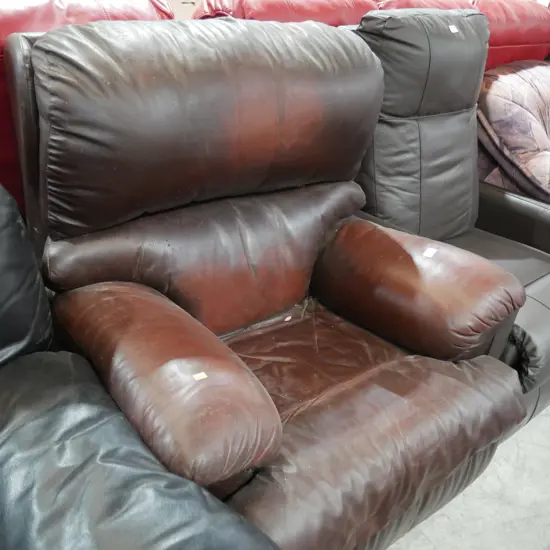 Leather armchair