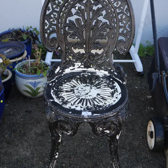 Aluminium outdoor chair