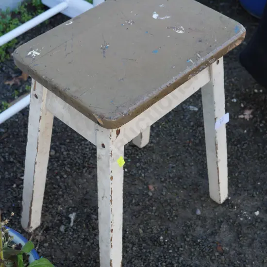 Wooden stool