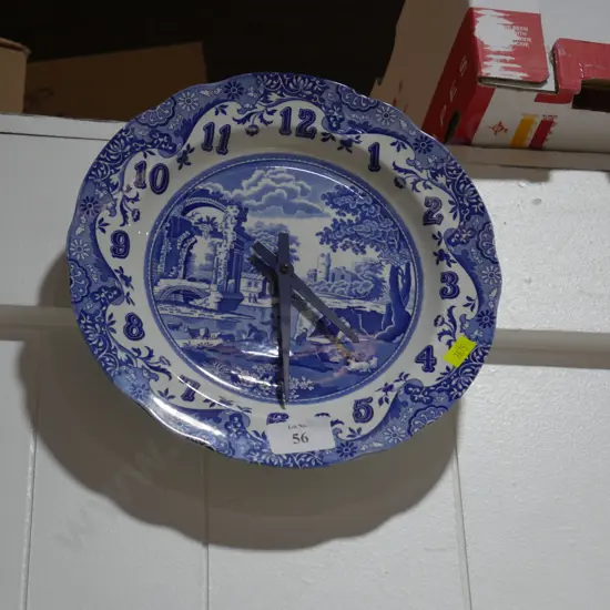 China plate clock