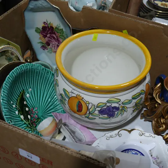 Plates, plant pot etc